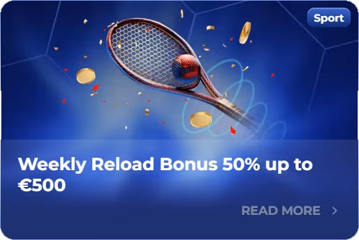 Cotygodniowy Reload 50% do 500 € ViperWin App
